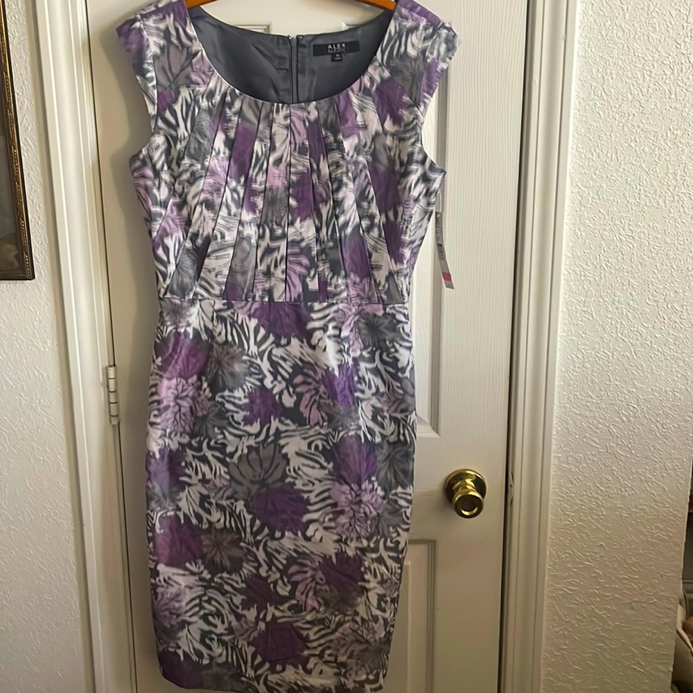 Alex Marie Soft Kamara Amethyst Dress Sz 10